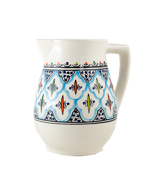 Rosette Ceramic Pitcher