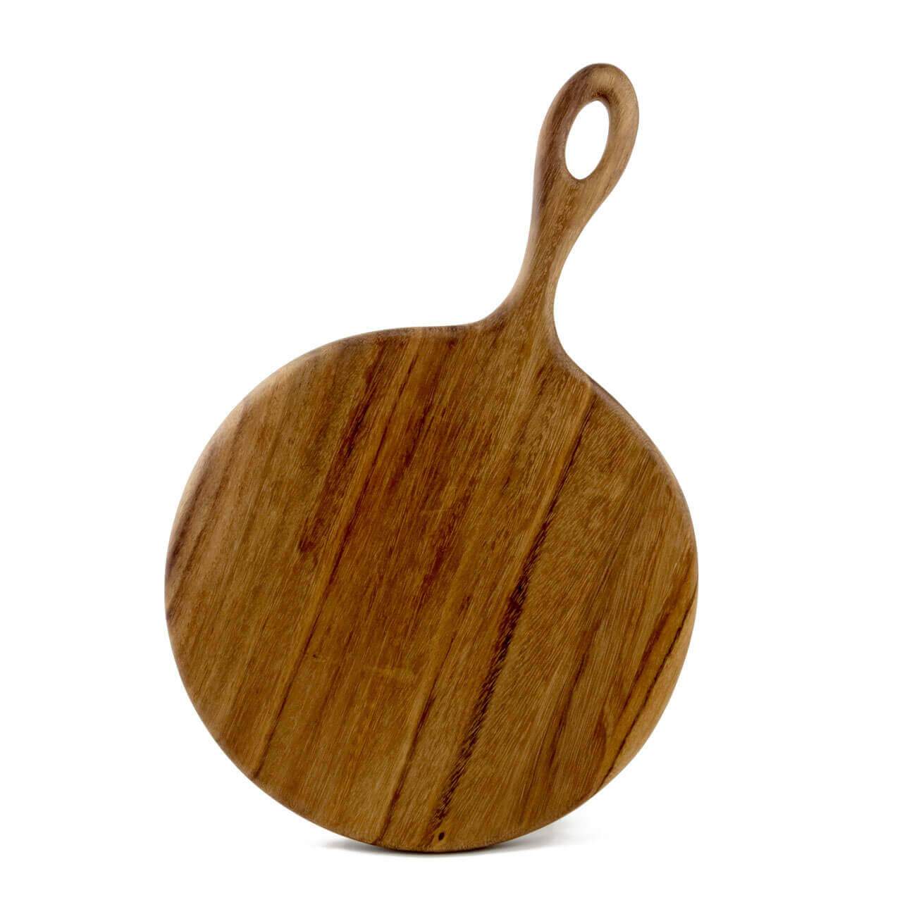 Round Loop Handle Wood Board