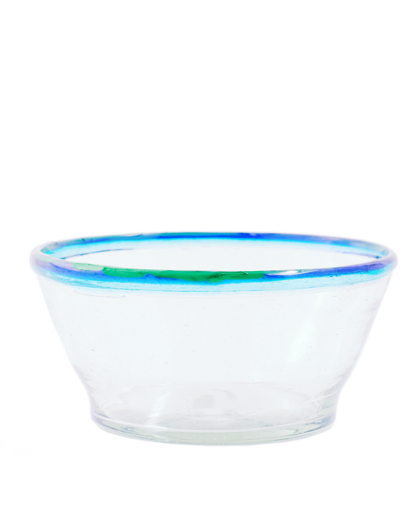 Small Blue Multi Rim Bowl - TerraKlay