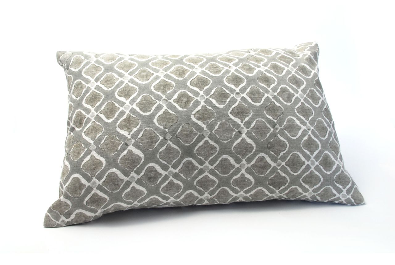 Petal Grey Pillow Cover