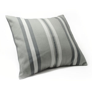 Grey Bold Stripe Pillow Cover