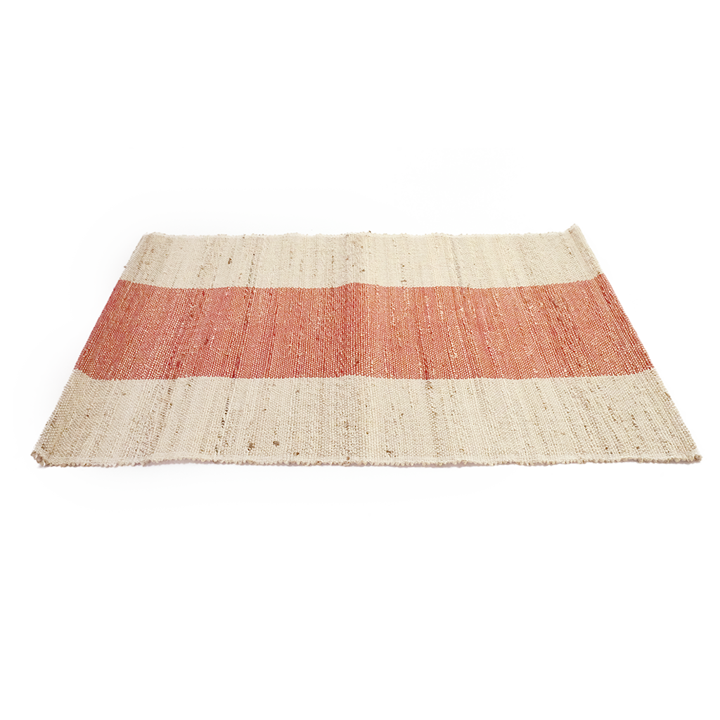 Red Stripe Jute Placemat