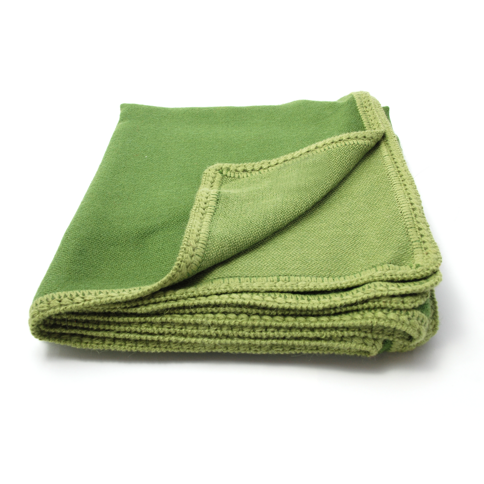 Green Alpaca Throw