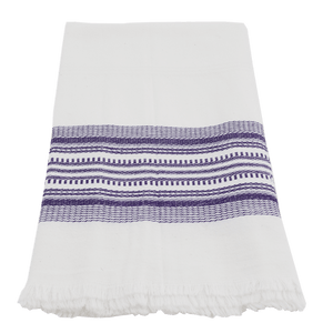 Purple Antigua Stripe Kitchen Towels - Set of 2