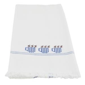 Blue 3 Mugs Design Kitchen Towel (Set of 2)