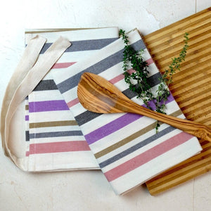 set of two kitchen towels in cotton by TerraKlay