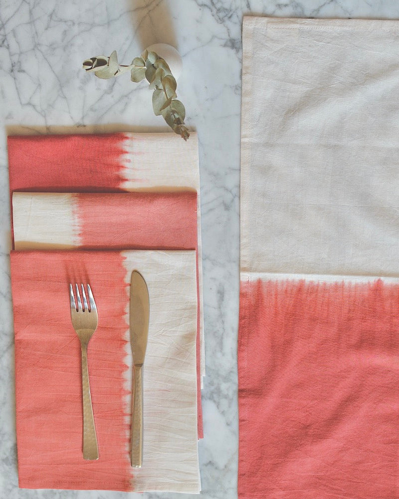 Shibori Cotton Napkins - TerraKlay