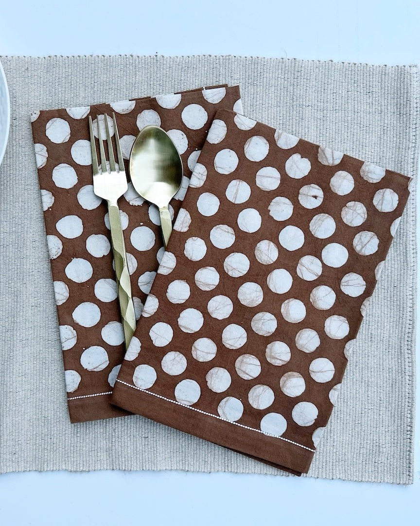 Lakshmi Polka Dots Dinner Napkins