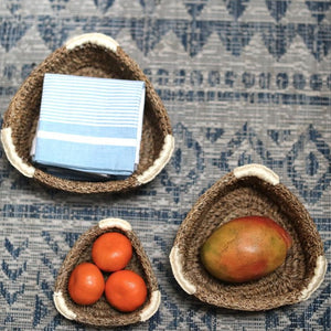 Triangle Storage Baskets (Set of 3) Basket and Storage TerraKlay