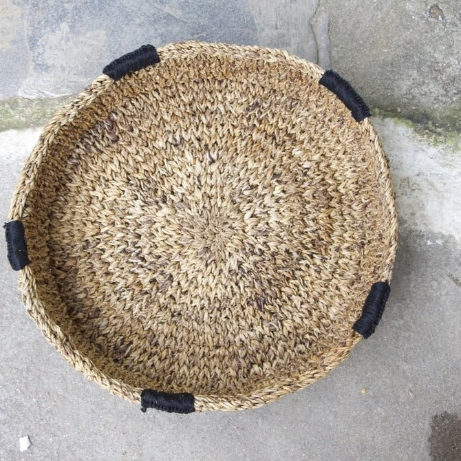 Radha Large Round Tray Basket and Storage TerraKlay