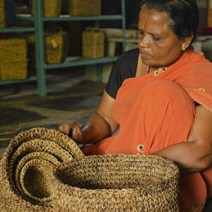 Mumtaz Round Storage Baskets planters TerraKlay