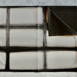 Rectangle Pattern Black Table Runner | TerraKlay