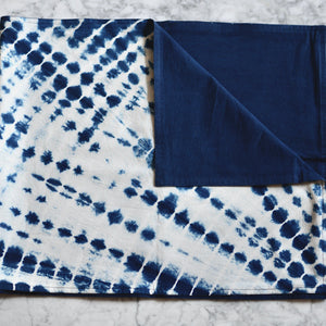  Indigo Tie-Dye Table Runner TerraKlay