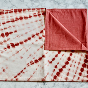 Tie-Dye Red Table Runner Table Runner TerraKlay