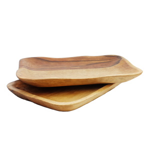 Large Ola Rectangular Wood Platter - 15 inch