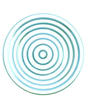 Turquoise Stripe Dinner Plate