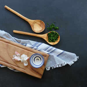 Olive Wood Deep Spoon