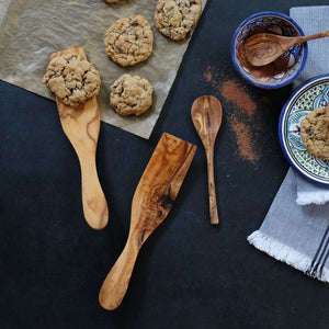 Olive Wood Flat Server