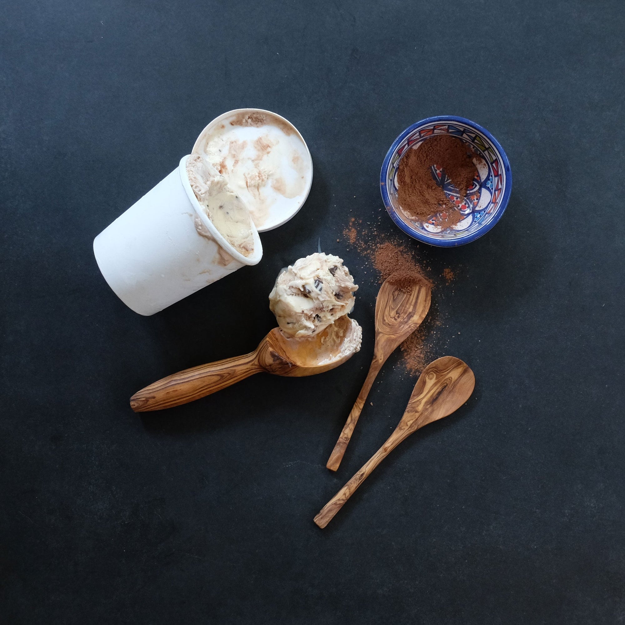 Olive Wood Ice Cream Scoop