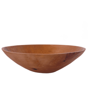 Medium 14 inch Classic Round Wood Bowl