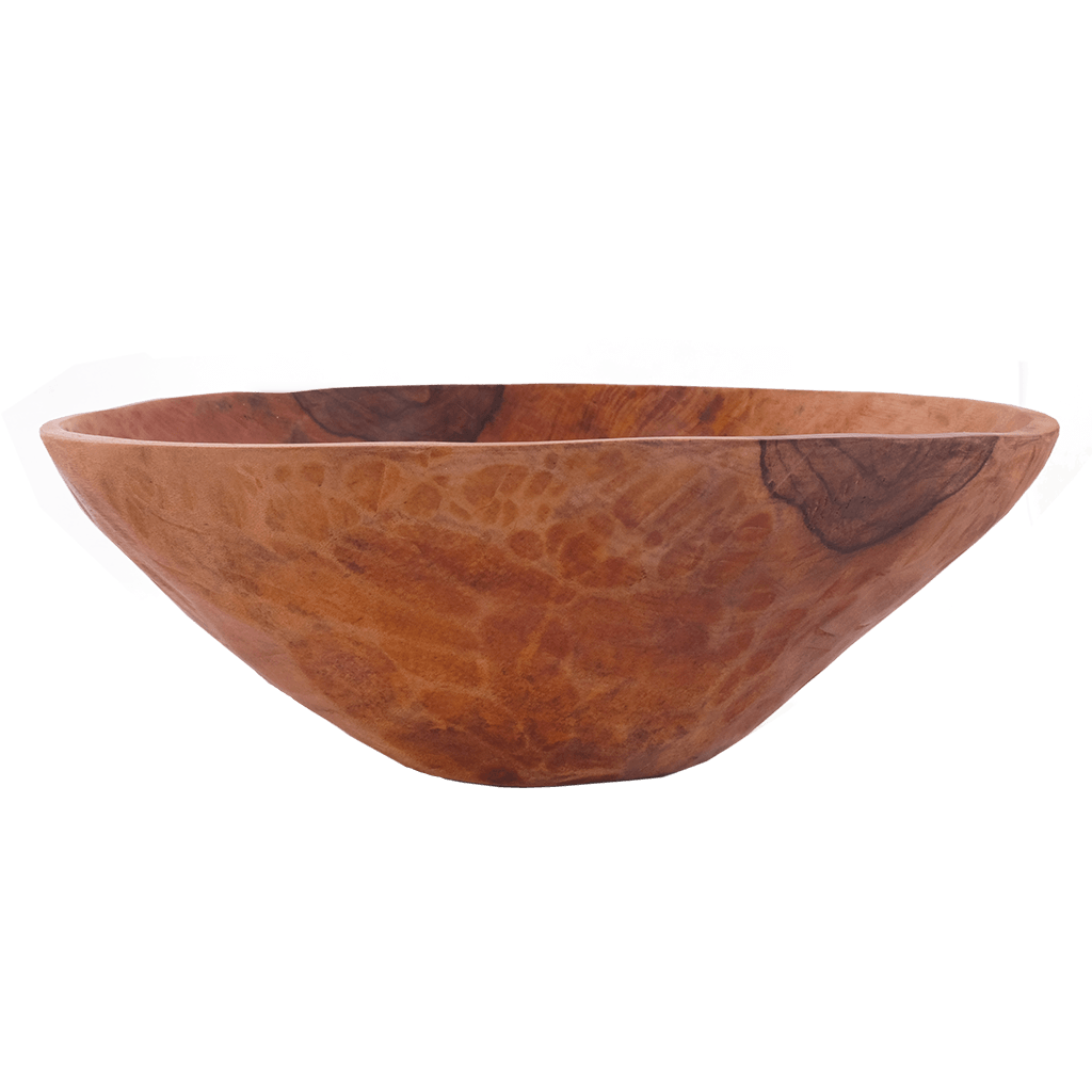 Hand Carved Large Wood Bowl 20 inch