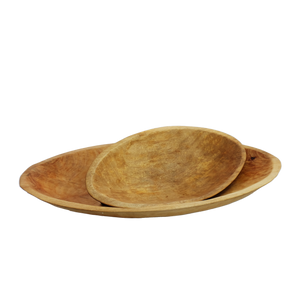 XXL 28 inch Oval Wood Bowl