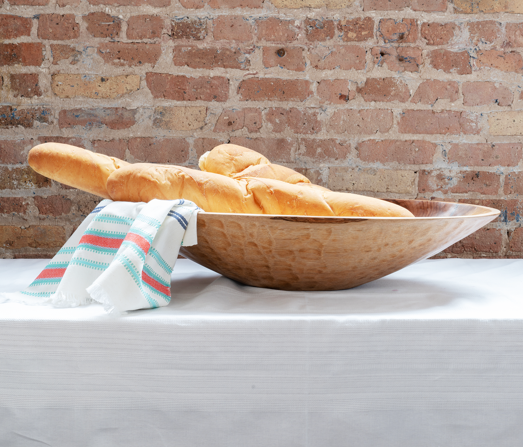 XXL 28 inch Oval Wood Bowl