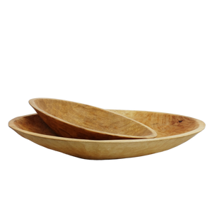 XXL 28 inch Oval Wood Bowl