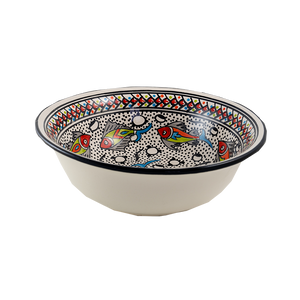 Rainbow Fish Med Deep Bowl