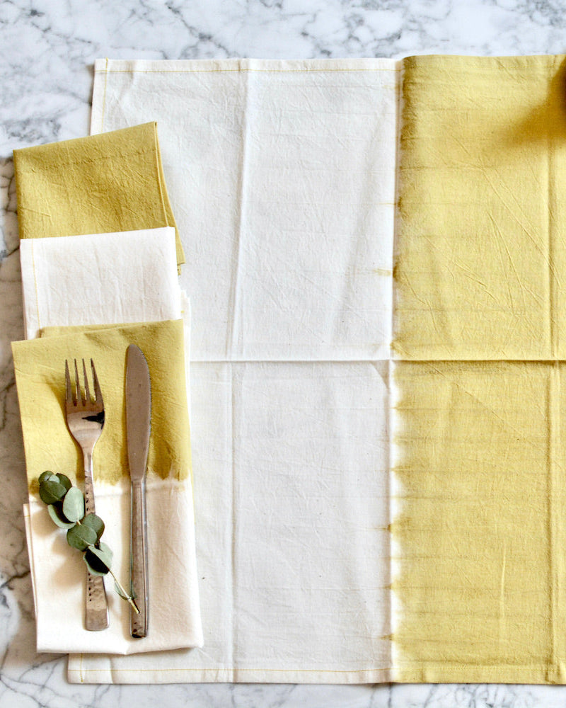 Shibori Cotton Napkins - TerraKlay