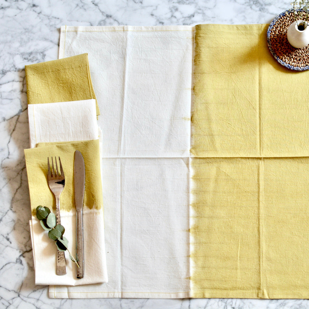 Shibori Cotton Napkins - TerraKlay